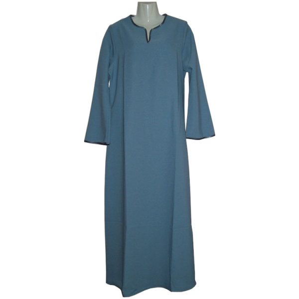 Abaya blaugrau
