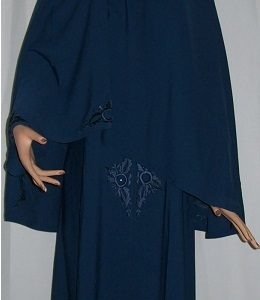 Dreiteiliges Burkaset blau XL - 149 cm Länge